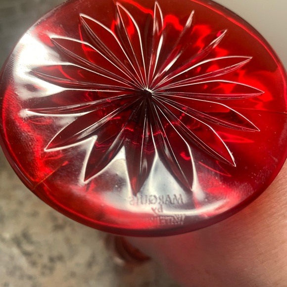 Flawless Waterford Red Crystal Flutes - Picture 4 of 4